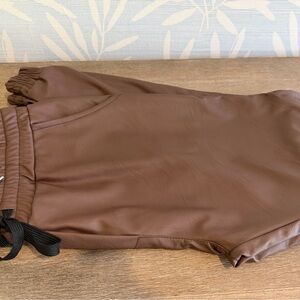 Brown Italian made Joggers